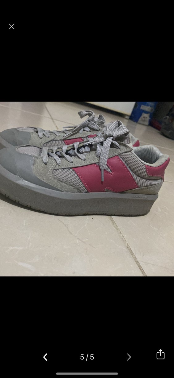 Gri Kadın Spor Ayakkabı - Düz Tabanlı new balance - Görsel 5