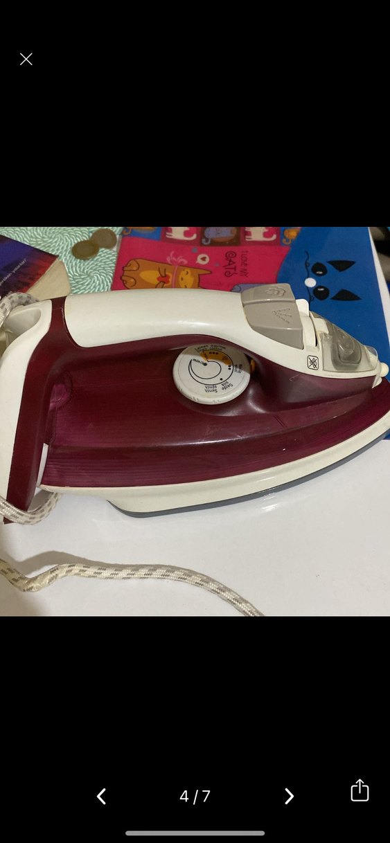 Tefal Parlak Bordo Ütü - Görsel 3