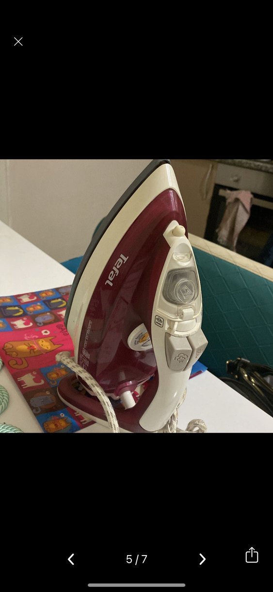 Tefal Parlak Bordo Ütü - Görsel 4