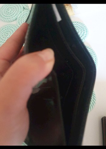 Siyah Yılan Desenli Erkek Cüzdanı sarar - Görsel 4