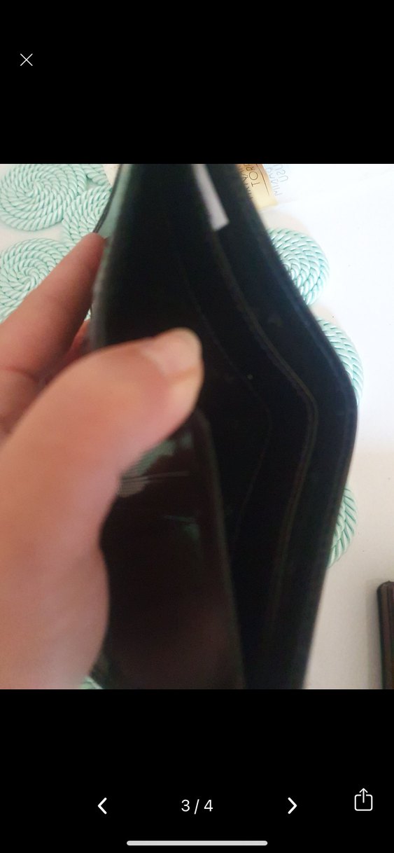 Siyah Yılan Desenli Erkek Cüzdanı sarar - Görsel 3