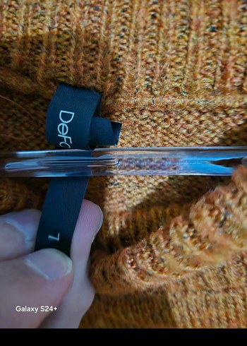 Kadın Kahverengi Boğazlı Örgü Kazak - Görsel 2