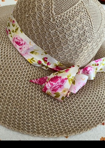 Bej Dantel Detaylı Bohem Örgü Kadın Şapka - Görsel 2