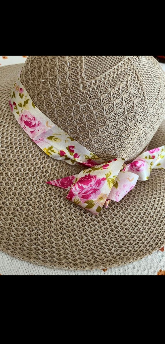 Bej Dantel Detaylı Bohem Örgü Kadın Şapka - Görsel 2