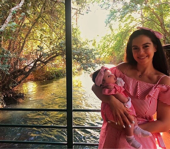 Anne kız kombin elbise - Görsel 2