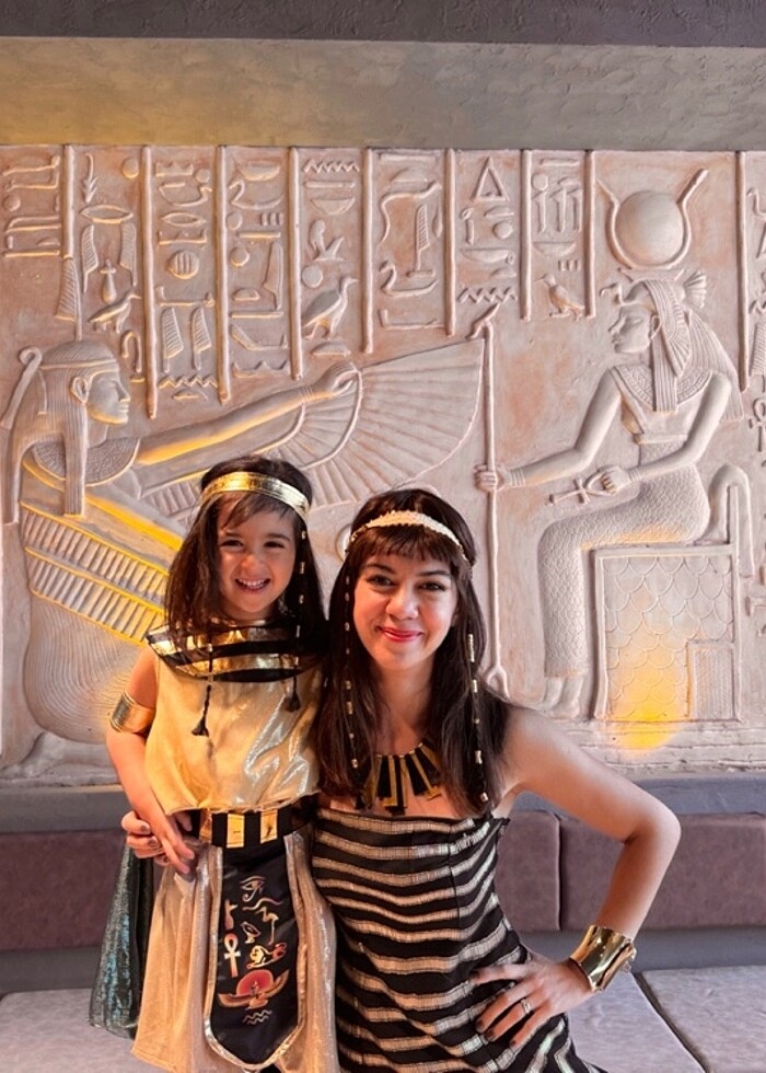 Anne kız mısır kombin - Görsel 2