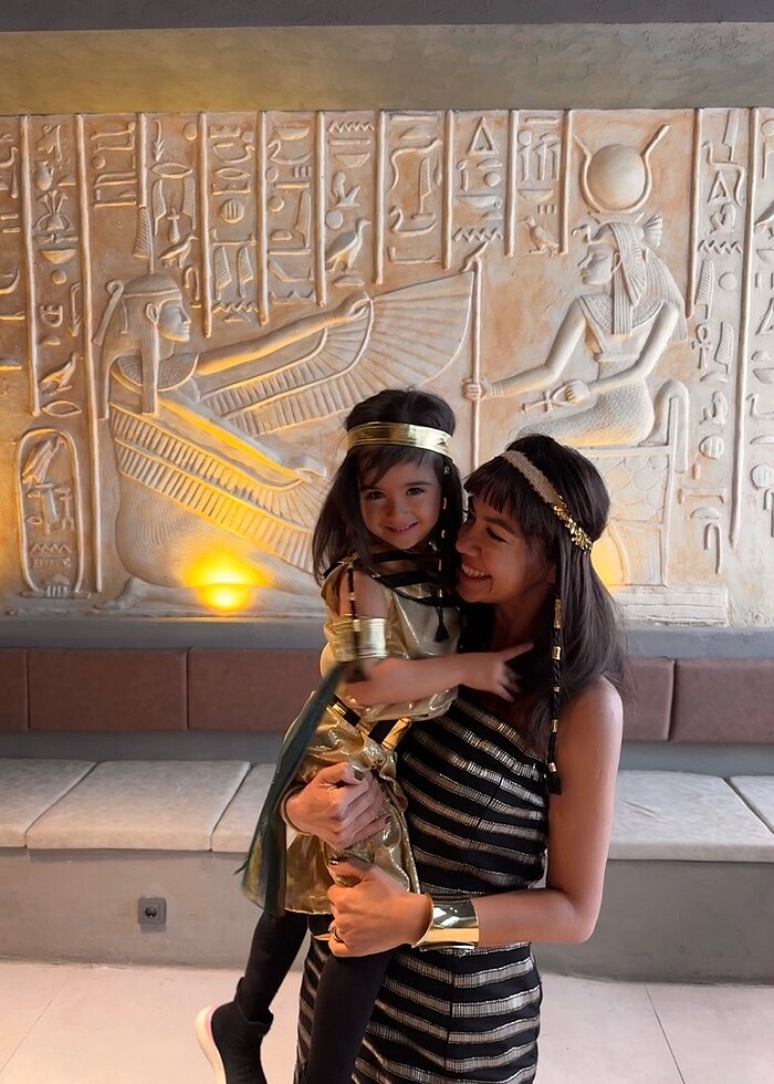 Anne kız mısır kombin - Görsel 5