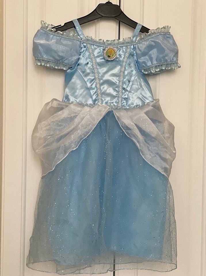 Mavi Sindirella Külkedisi Çocuk Elbisesi - Görsel 2