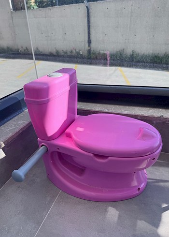 Pembe Bebek Tuvaleti Eğitici Klozet - Görsel 3