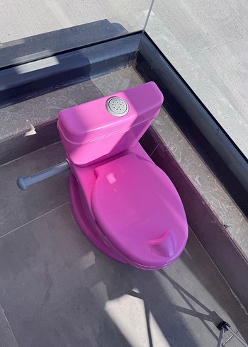 Pembe Bebek Tuvaleti Eğitici Klozet - Görsel 2