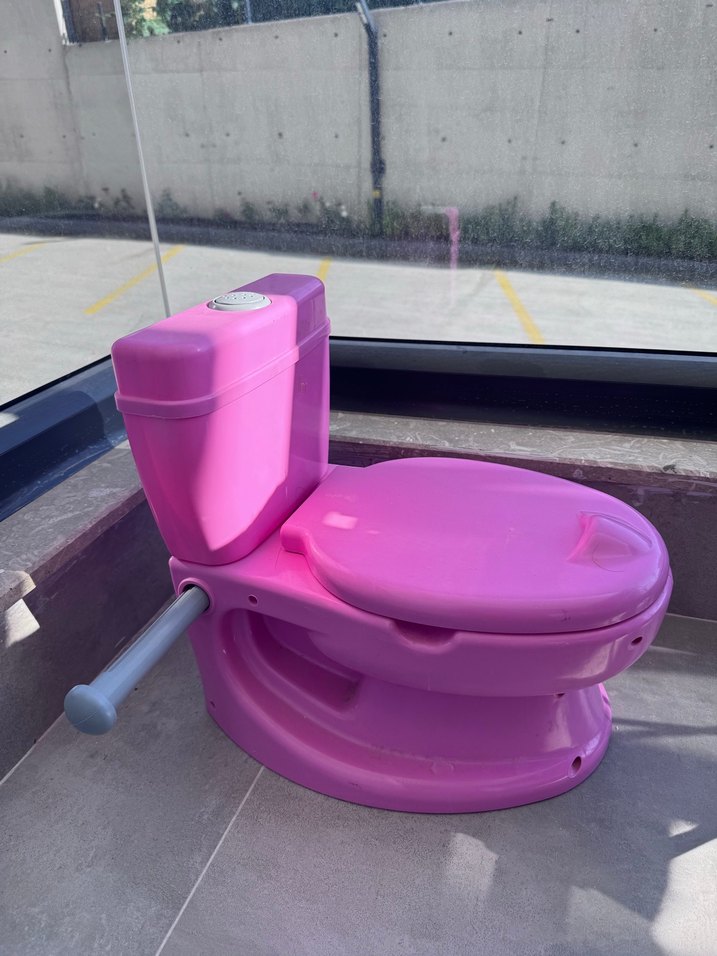 Pembe Bebek Tuvaleti Eğitici Klozet - Görsel 3
