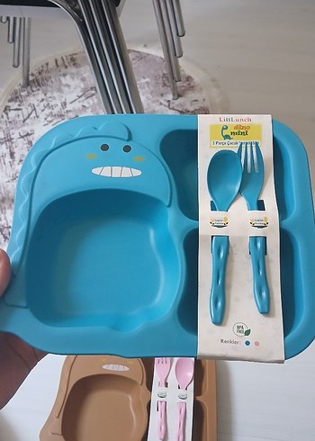  Beden 3 Parça Çocuk Yemek Seti
