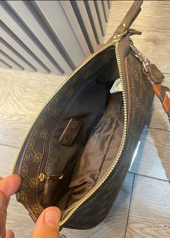 Kahverengi Deri Kemerli Kadın Çanta - Görsel 2