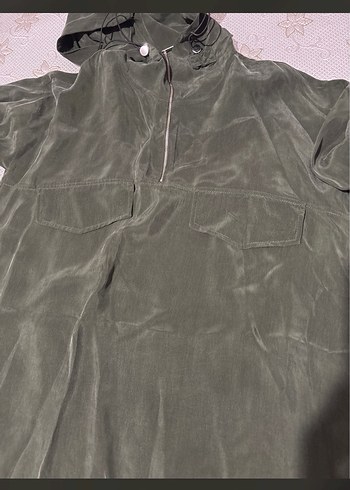 Kadın Haki Uzun Kollu Salaş Takım - Görsel 2