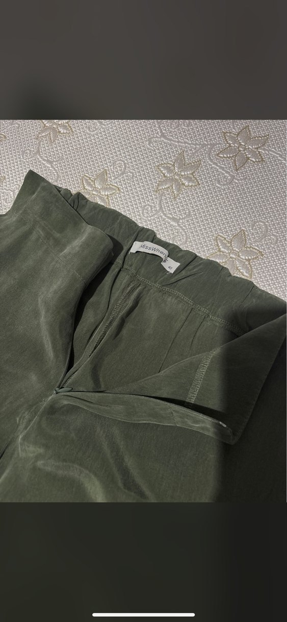 Kadın Haki Uzun Kollu Salaş Takım - Görsel 4