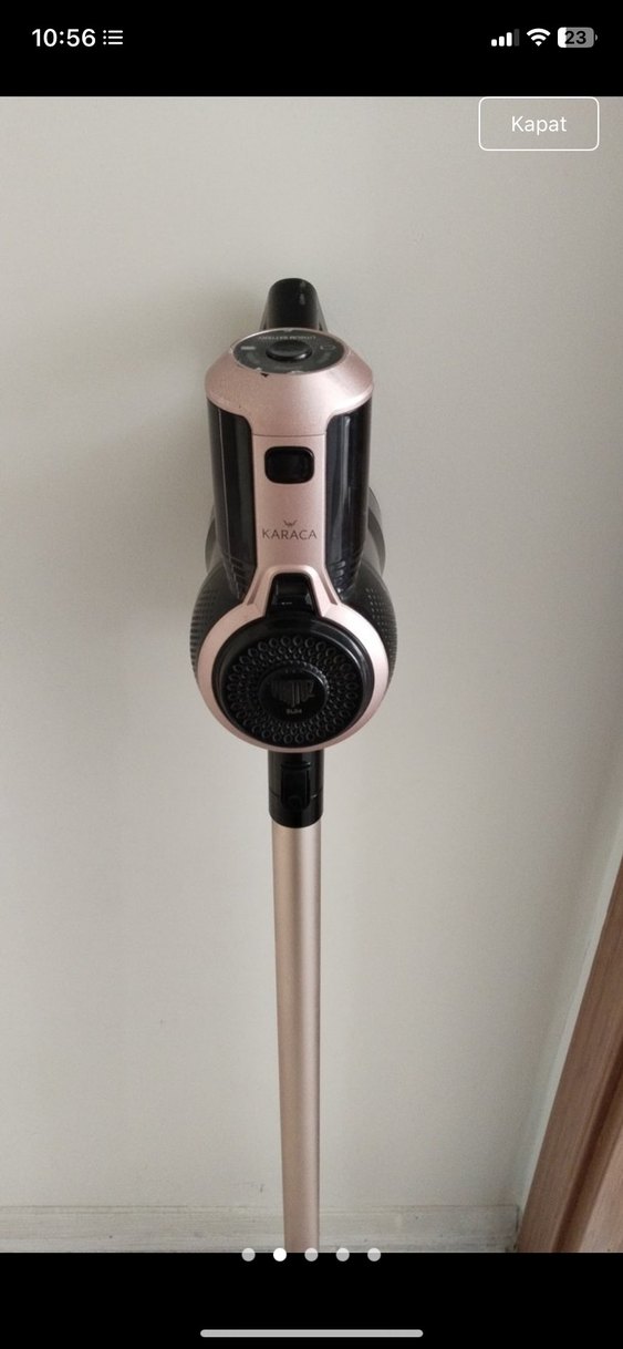 Kırmızı Kablosuz Ultra Hafif Süpürge - Görsel 3