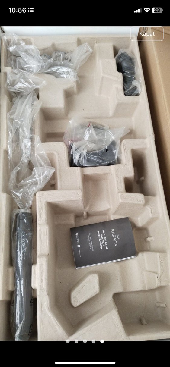 Kırmızı Kablosuz Ultra Hafif Süpürge - Görsel 2