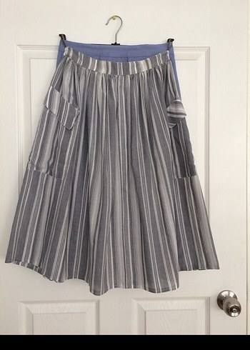 Önden Düğmeli Etek - Görsel 2