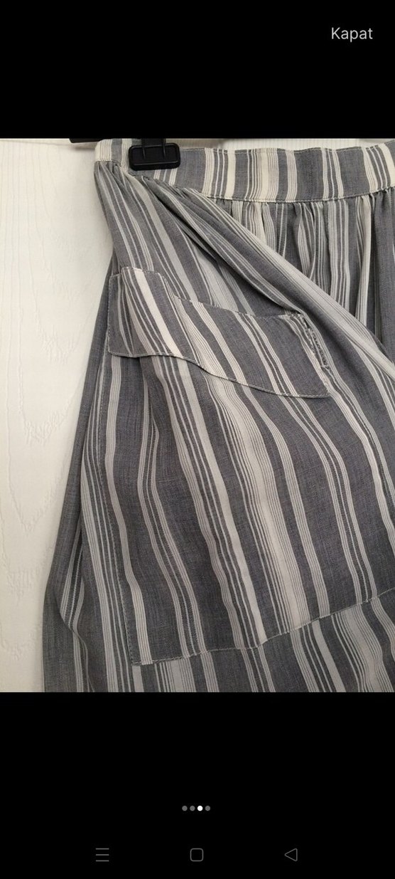 Önden Düğmeli Etek - Görsel 3