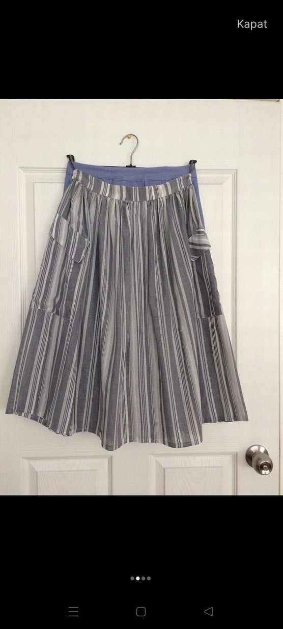 Önden Düğmeli Etek - Görsel 2