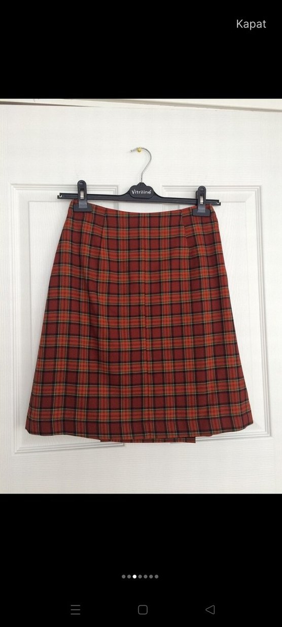 Ekol marka, Ekose kumaş, iskoç model etek - Görsel 3