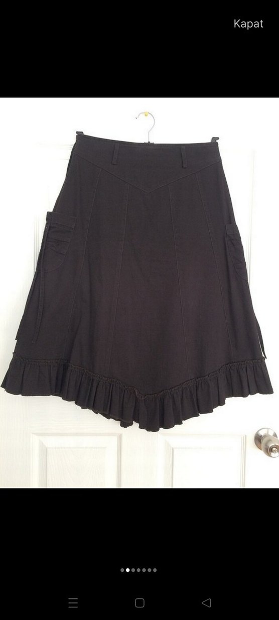 Kahverengi Kemerli Midi spor Etek - Görsel 2