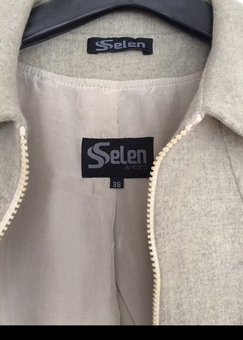 Selen marka gri renk kaşe kumaş takım - Görsel 4