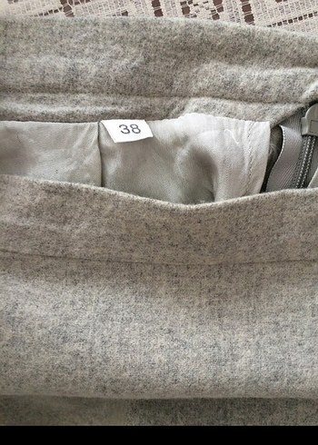 Selen marka gri renk kaşe kumaş takım - Görsel 11