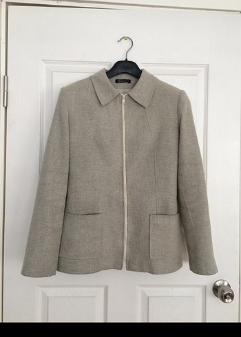 Selen marka gri renk kaşe kumaş takım - Görsel 2