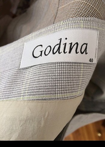 Kareli parçalı çan Etek - Görsel 5