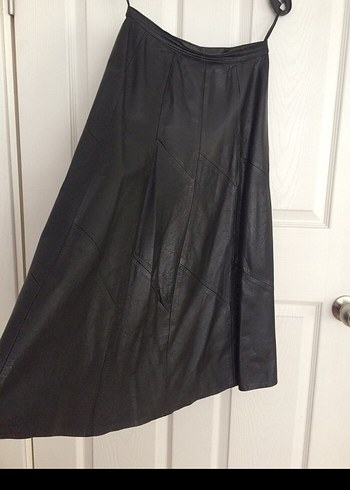 Siyah renk Hakiki buDeri Etek - Görsel 5