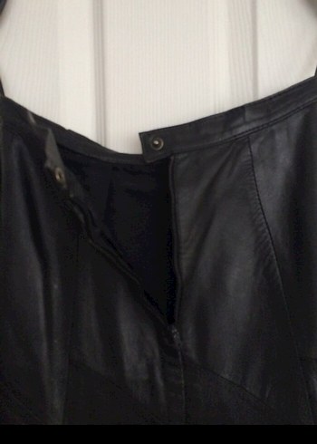 Siyah renk Hakiki buDeri Etek - Görsel 6