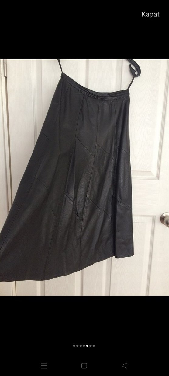 Siyah renk Hakiki buDeri Etek - Görsel 5