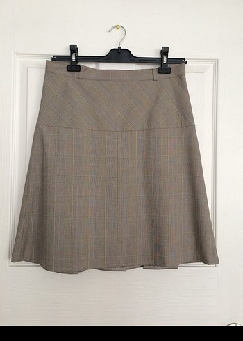 Kareli  Piliseli çok şık spor Etek - Görsel 3