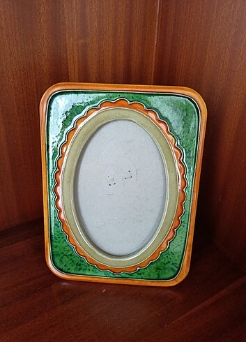 Retro vitray seramik çerçeve