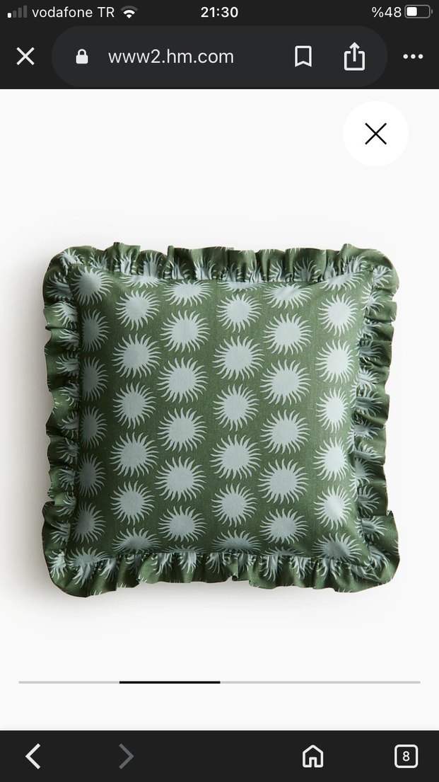 H&M home 50x50 cm Kırlent kılıfı - Görsel 2