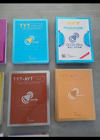 Üç dört beş yks test kitabı - Görsel 4