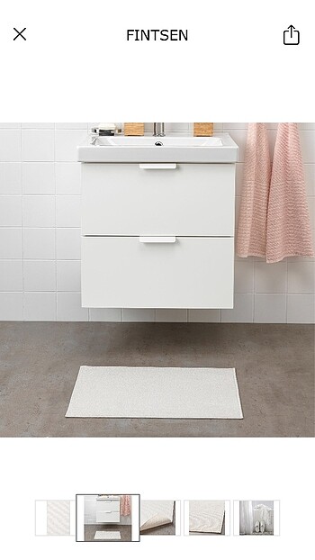 İkea banyo paspası