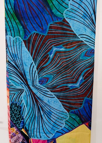 Renkli Bohem Kadın Fular - Görsel 6