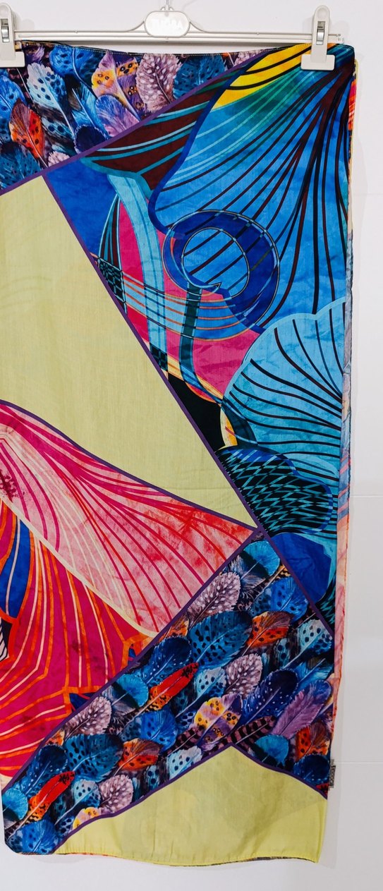 Renkli Bohem Kadın Fular - Görsel 4