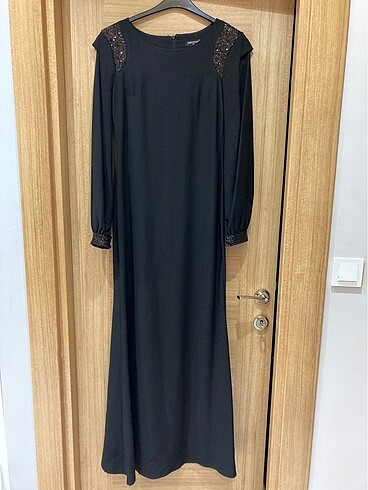 Balık model tesettür abiye elbise