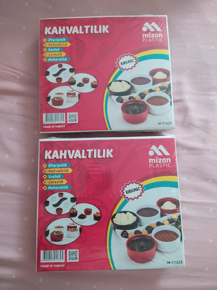 Çok Renkli Tabak ve Kase Seti - Görsel 3