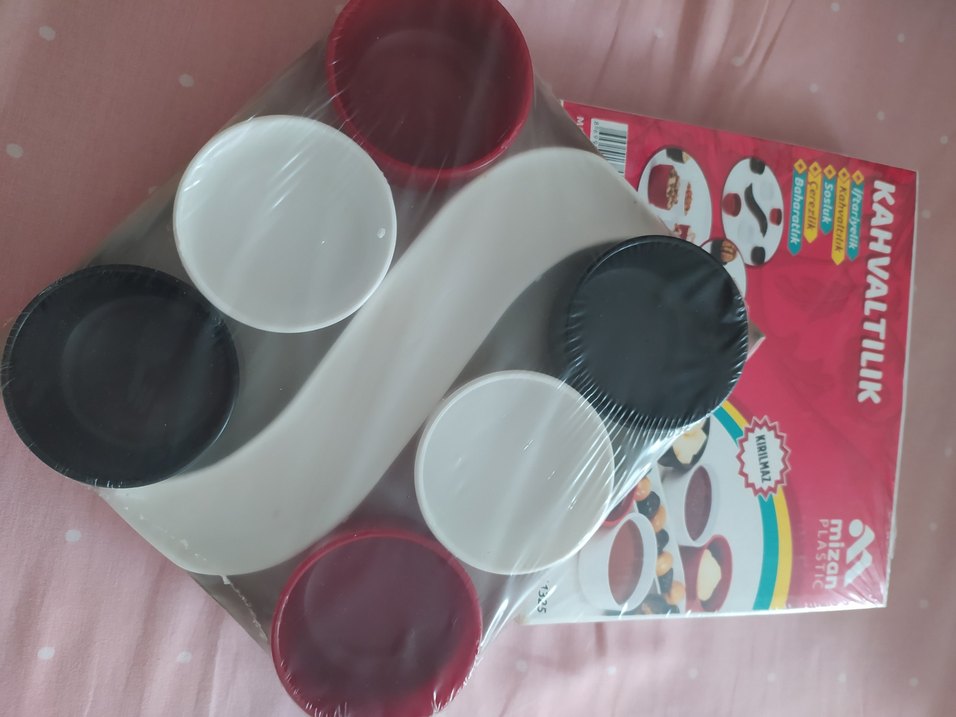 Çok Renkli Tabak ve Kase Seti - Görsel 2