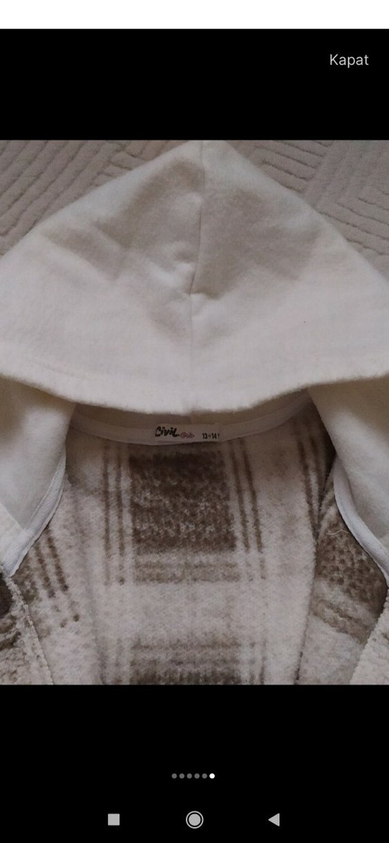 Kapüşonlu Ekose Çocuk Gömlek - Görsel 4