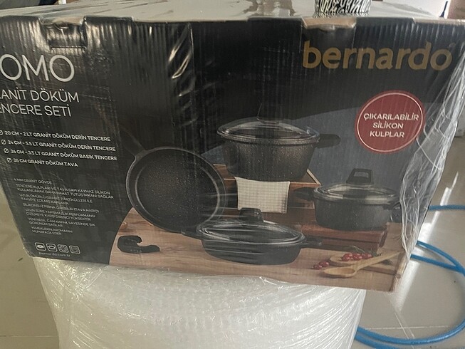 Bernardo 7 prç ağır döküm set