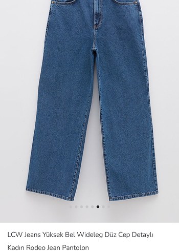 LC Waikiki LCW Yüksek Bel Geniş Paça Jean