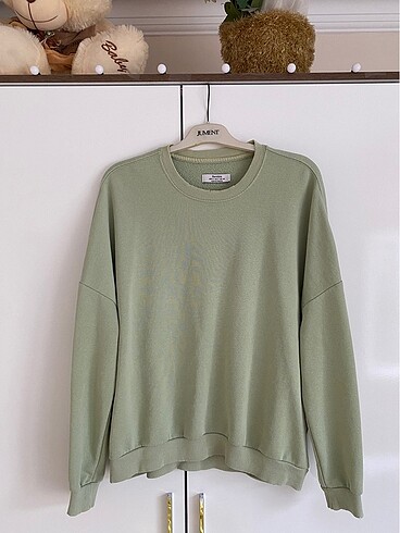 Bershka Mint yeşili sweatshirt