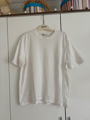 Zara Zara basic tshirt beyaz