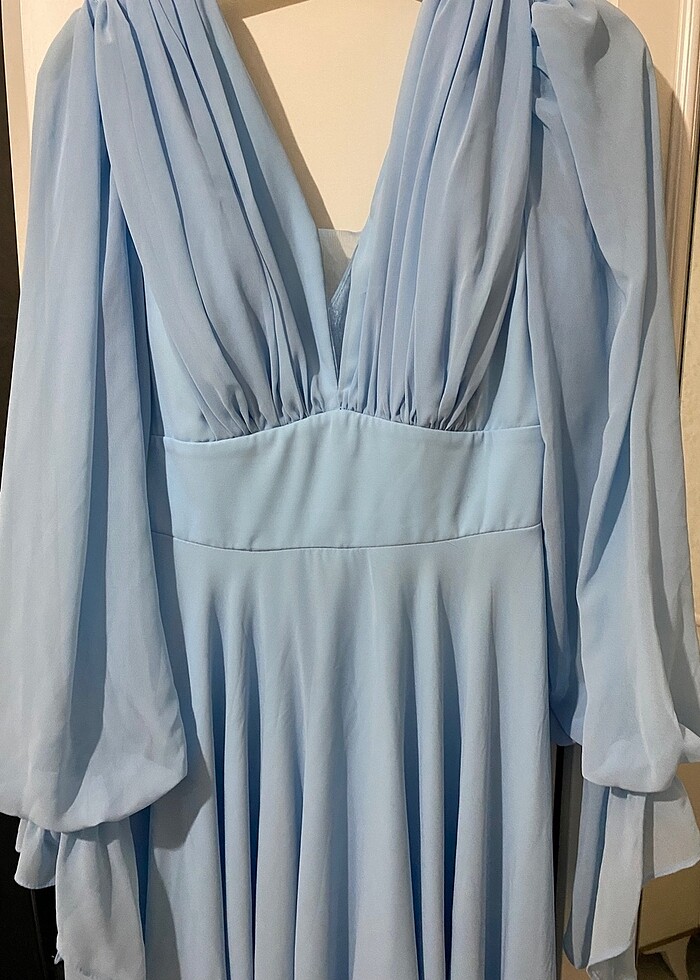 Su mavisi abiye - Görsel 2