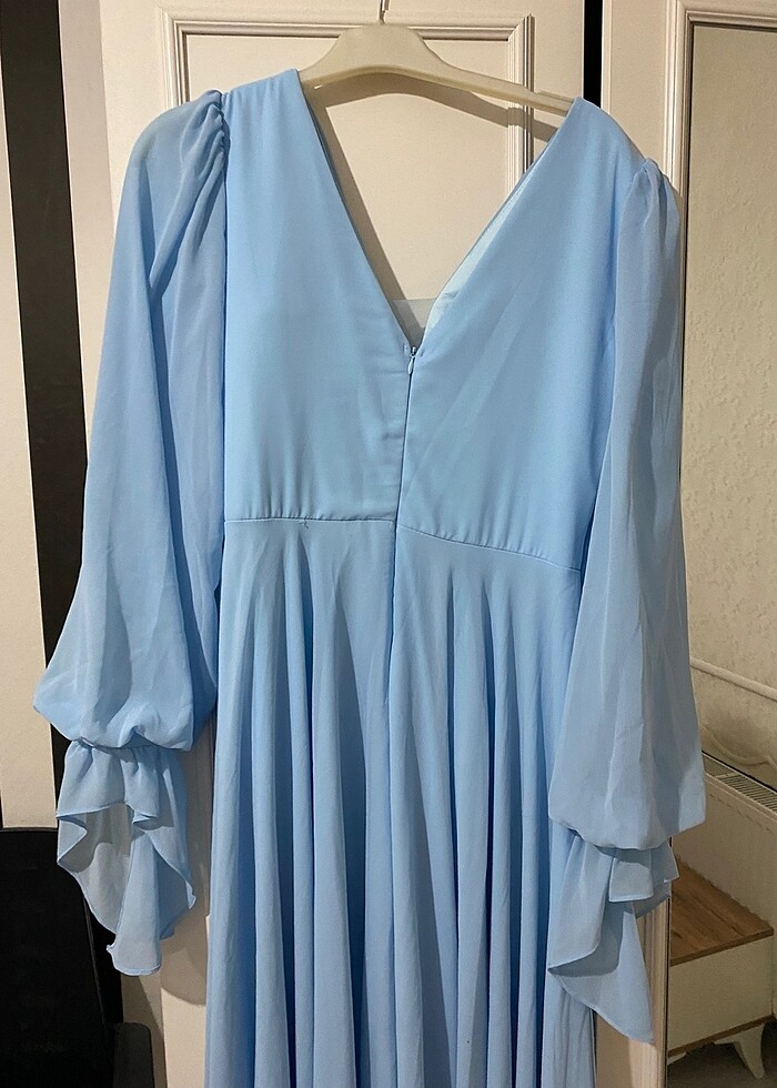 Su mavisi abiye - Görsel 5